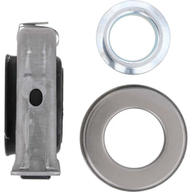 Spicer center support bearing installed on driveshaft during service, demonstrates correct placement