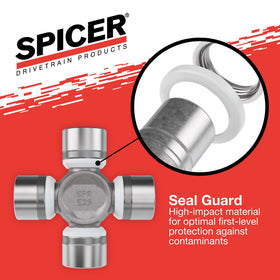 Spicer packaged kit label showing model 5-1410-1X and easy identification