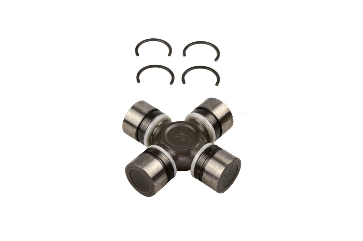 Spicer u-joint close-up of bearing cap highlighting precision fit