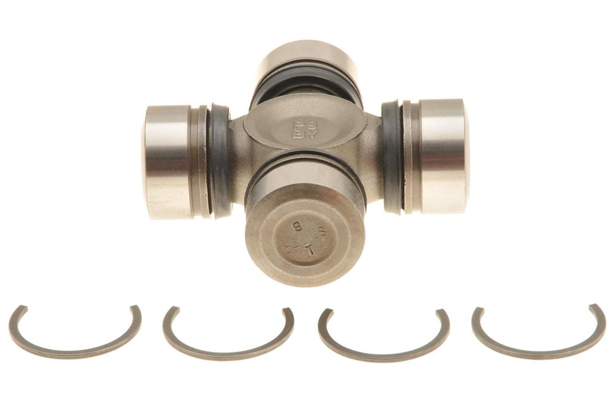 Spicer U-joint front view showing kit packaging and clear OE-fit labeling