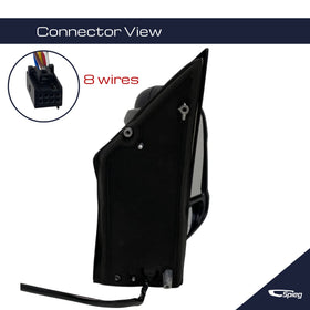 Spieg mounting bracket and 8-pin connector showing easy-install benefit