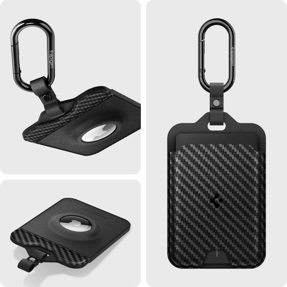 Spigen Air Fit on a commuter bag showing secure protection on the go