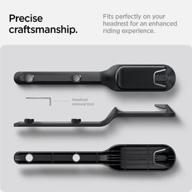Spigen product packaging with included removal tool highlighting quick installation benefit