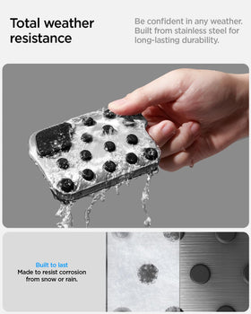 Spigen underside mounting view illustrating secure attachment system