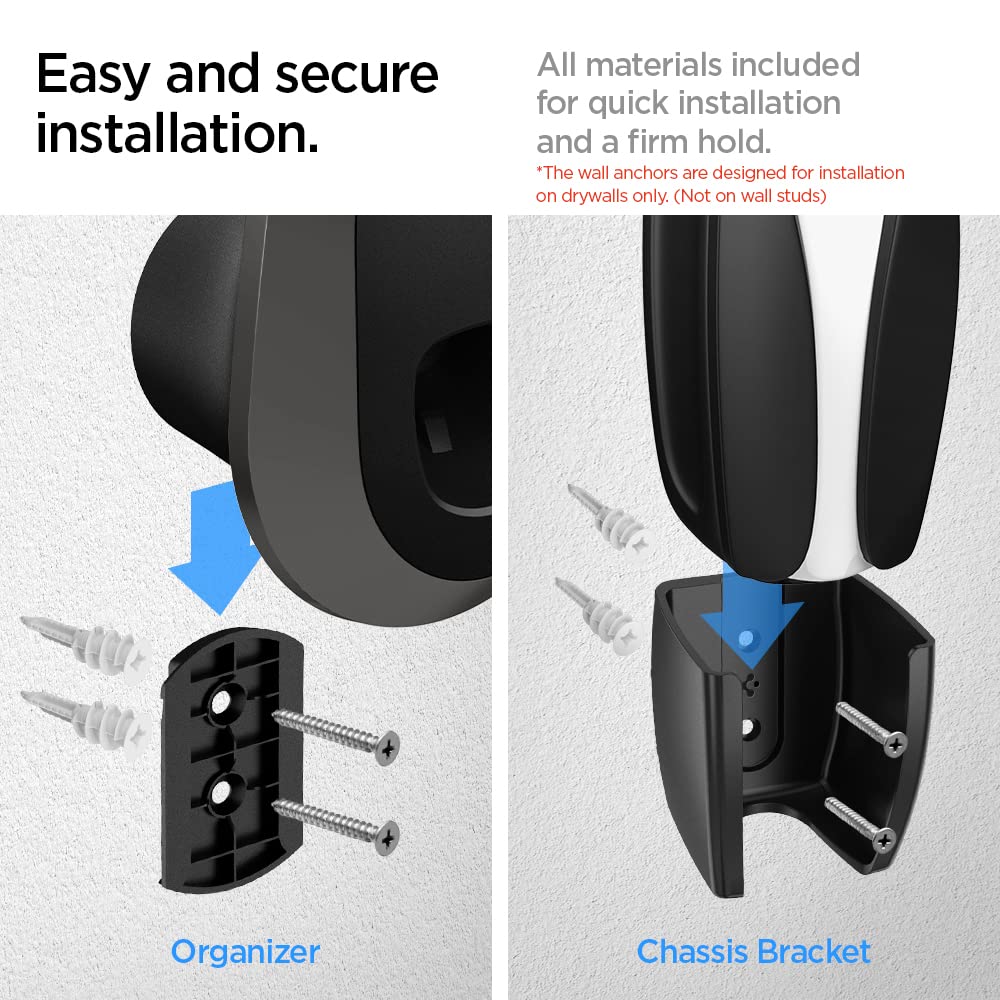 Spigen Bespoke beside a hand and connector showing compact size and ease of access benefit