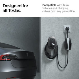 Spigen Bespoke side profile illustrating mount depth and secure cradle for connector and cable