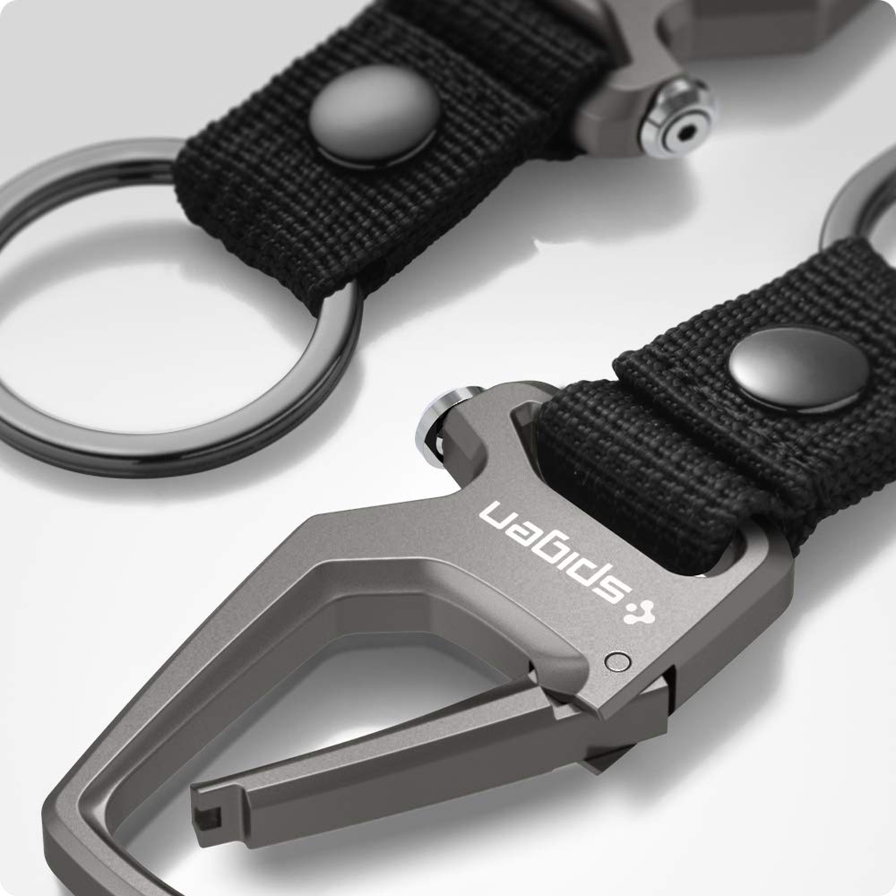 Spigen stainless-steel gate detail showing smooth action and corrosion resistance