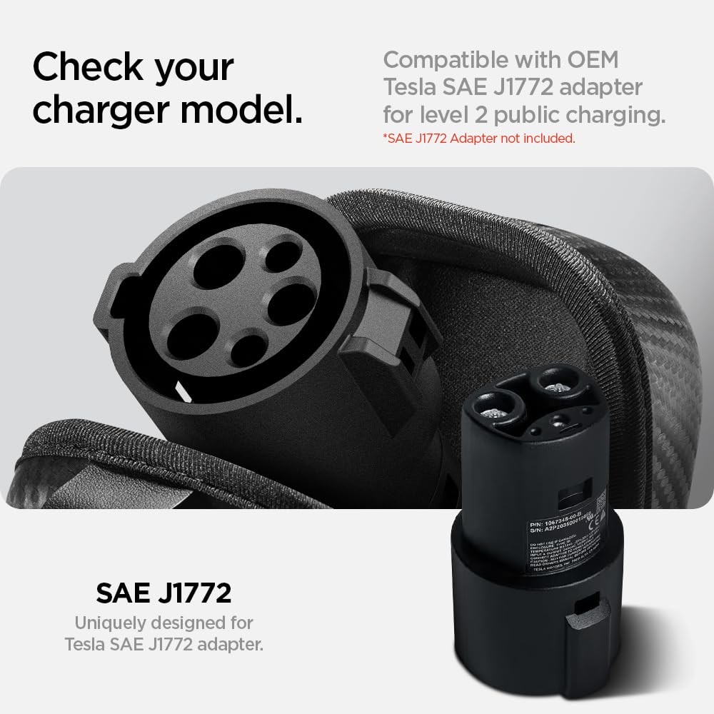 Spigen carbon fiber pattern close-up for stylish durable finish