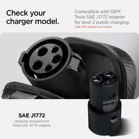 Spigen carbon fiber pattern close-up for stylish durable finish