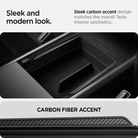 Spigen holding phone inside console to show secure charging placement