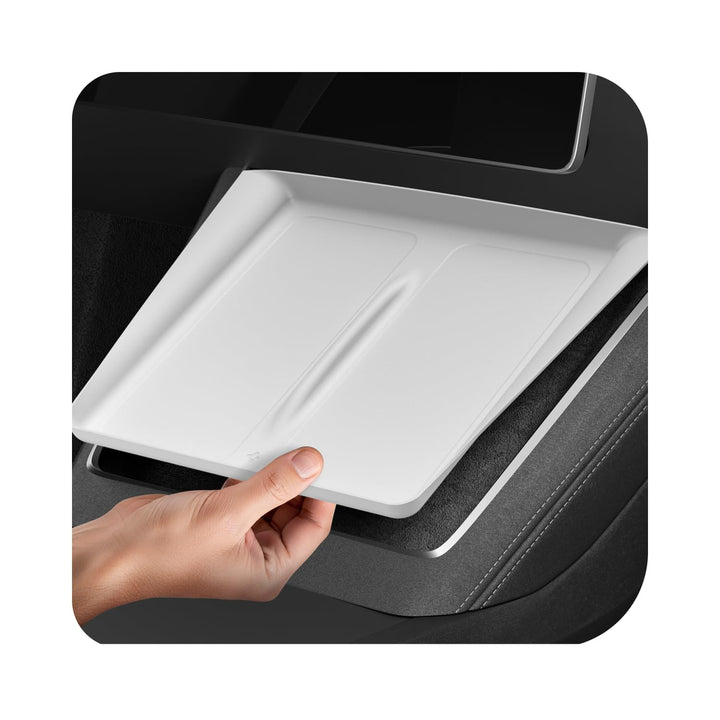 Spigen cover front view on white pad showing full protection benefit