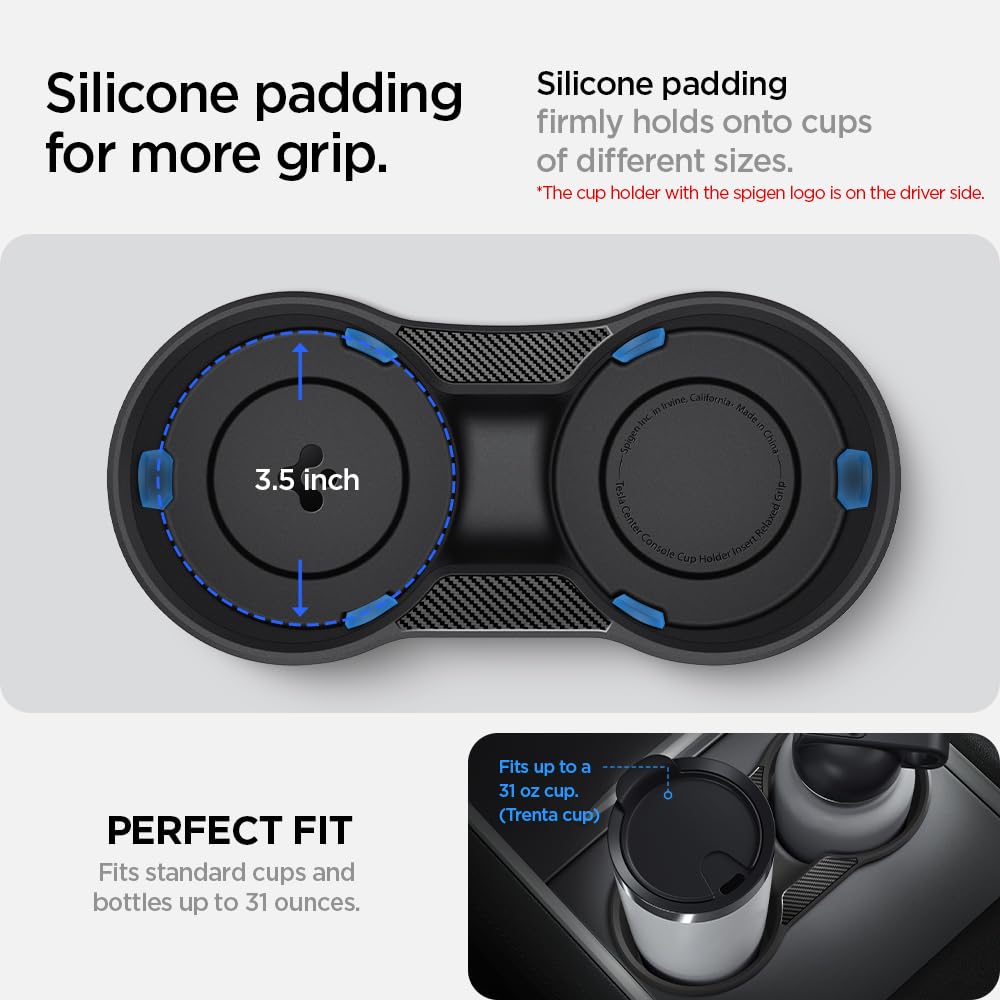Spigen carbon-fiber accent close-up adding premium look and durable finish