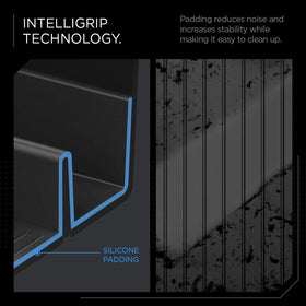 Spigen organizer next to smartphone showing scale and capacity