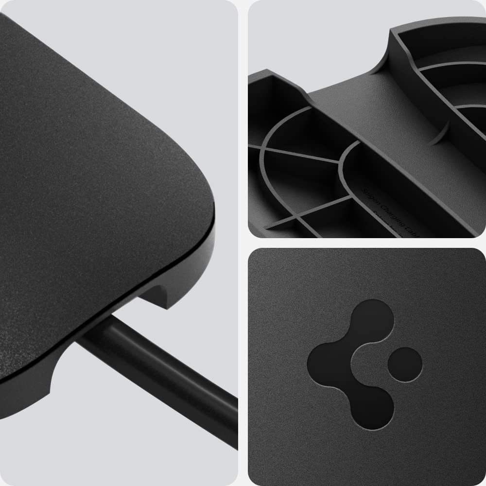 Spigen product label showing compatibility with Tesla connectors