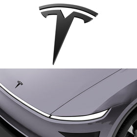 Spigen badge front view showing centered emblem and clean finish for improved aesthetics