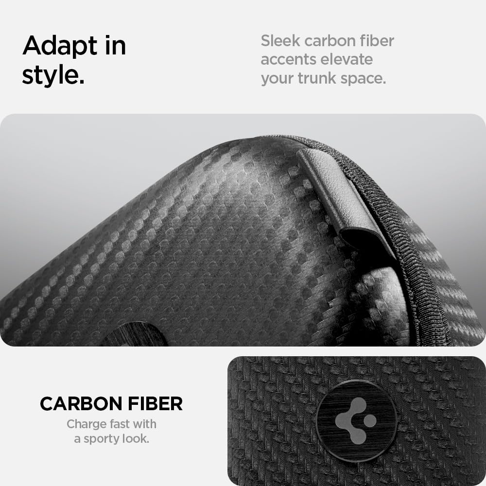 Spigen interior molded pocket holding adapter to prevent movement