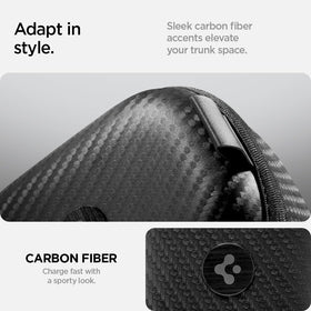 Spigen interior molded pocket holding adapter to prevent movement