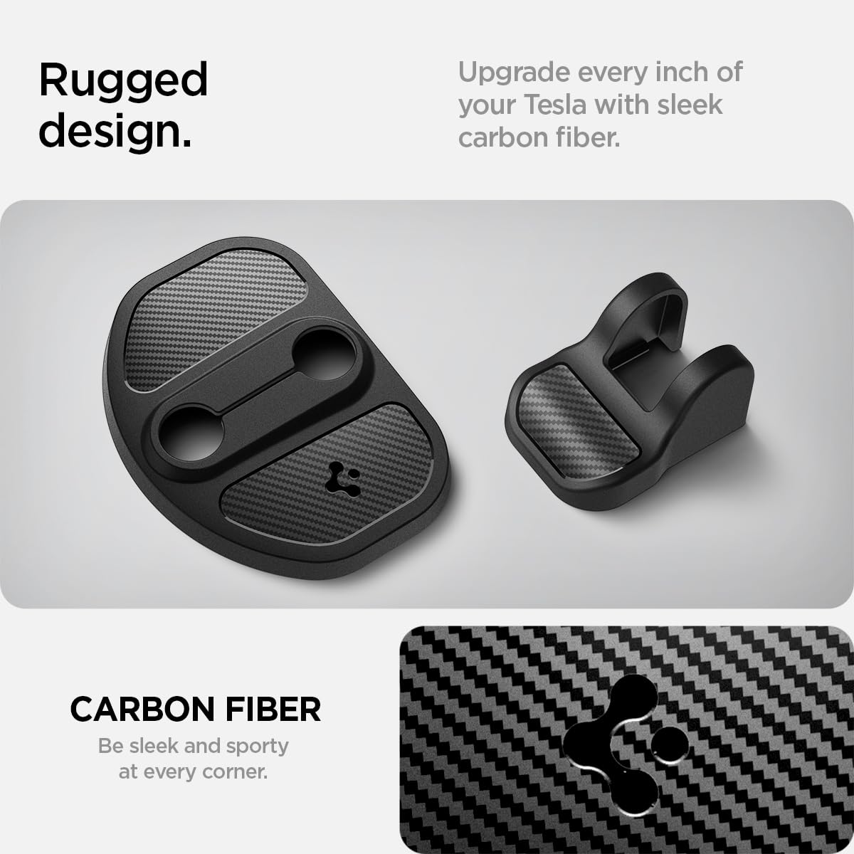 Spigen product label with compatibility details for quick reference