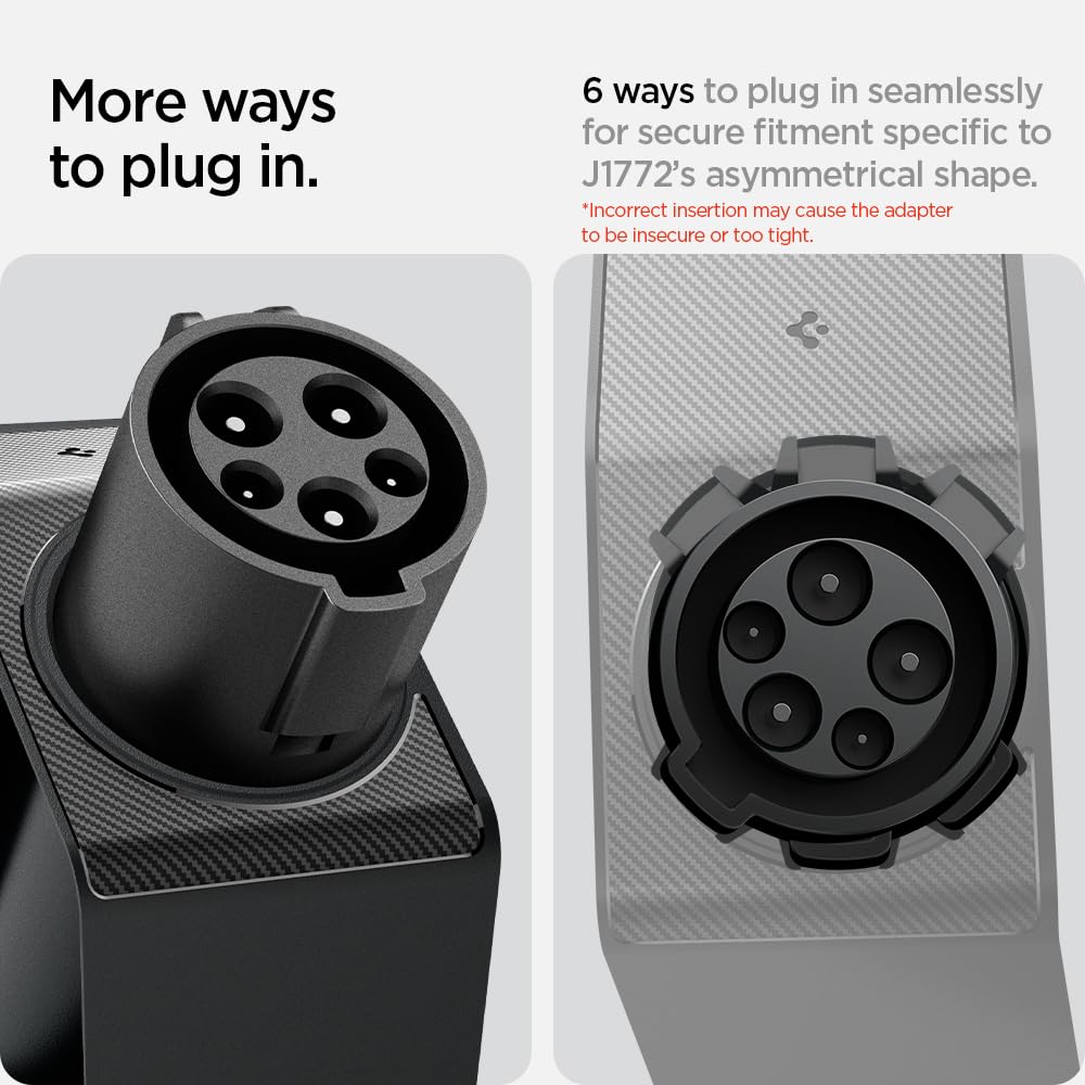 Spigen dock visible in car interior showing organized cabin and convenience benefit