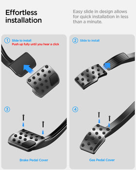 Spigen installed in cabin during drive highlighting improved pedal feel