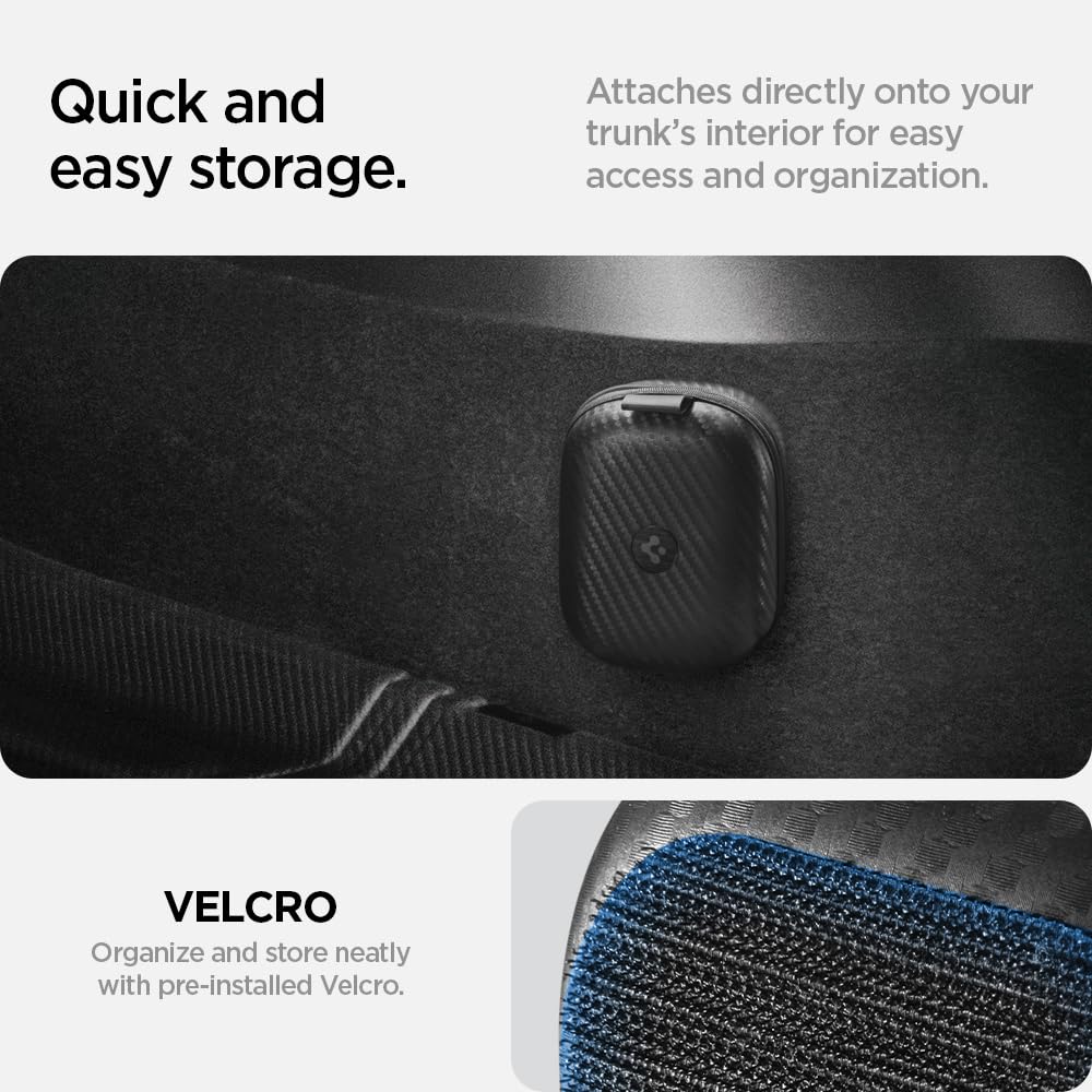 Spigen magnetic lid opened demonstrating quick one-handed access
