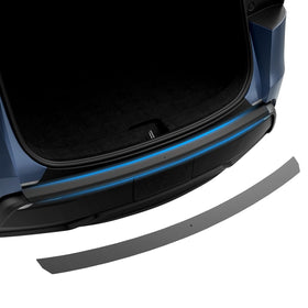 Spigen rear bumper protector front packaging showing model fit benefit