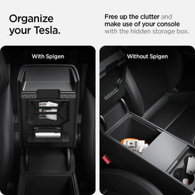 Spigen open One-Tap mechanism demonstrating fast single-handed access