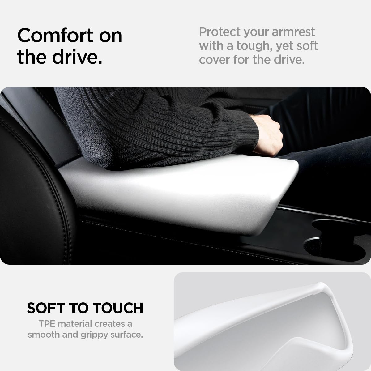 Spigen image of access to latch and opening maintaining full functionality benefit