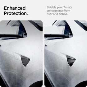 Spigen detail of 3M adhesive backing ready for secure, long-lasting attachment