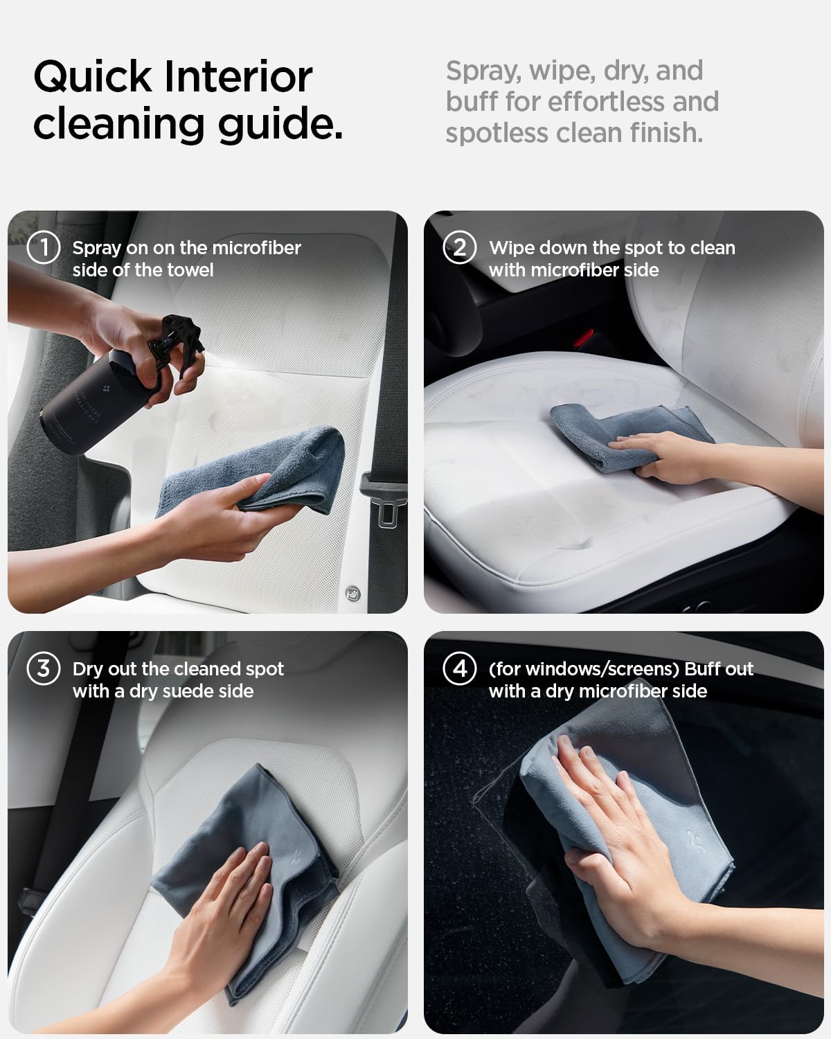 Spigen kit held in hand showing compact size for convenient storage