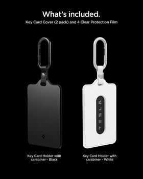 Spigen holder next to credit card showing compact scale benefit