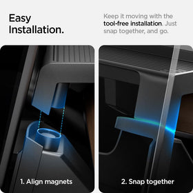 Spigen label and materials shot showing TPU and PC build quality for longevity