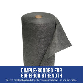 Spilfyter unrolled width demonstrating 32 inch coverage for efficiency