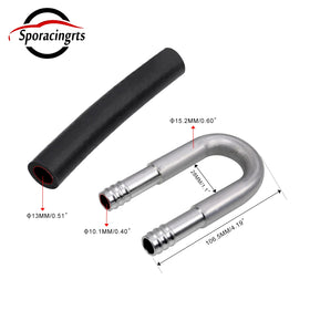 Sporacingrts close-up of aluminum U-bend highlighting corrosion resistance and strength