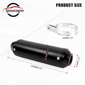 Sporacingrts head pipe detail displaying fitment and corrosion-resistant material