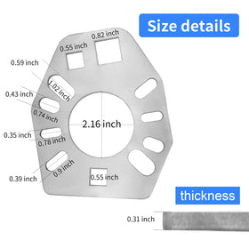 Sporthfish close-up of slotted bolt patterns demonstrating precise fit and durability