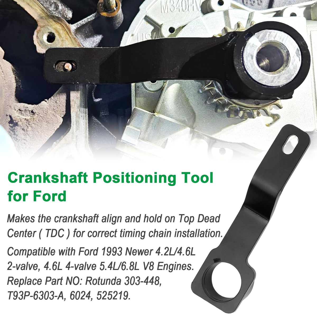 Sporthfish crankshaft pulley bolts with markings, direct-fit OEM replacement security