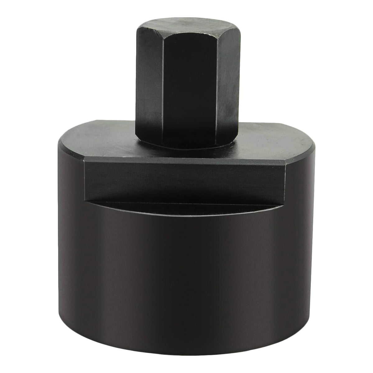 Sporthfish flywheel puller front view showing solid steel construction and mounting, ideal for safe removal