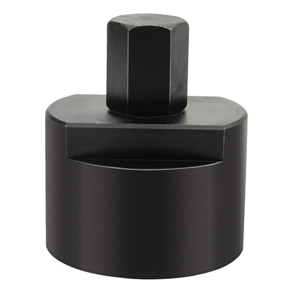 Sporthfish flywheel puller front view showing solid steel construction and mounting, ideal for safe removal