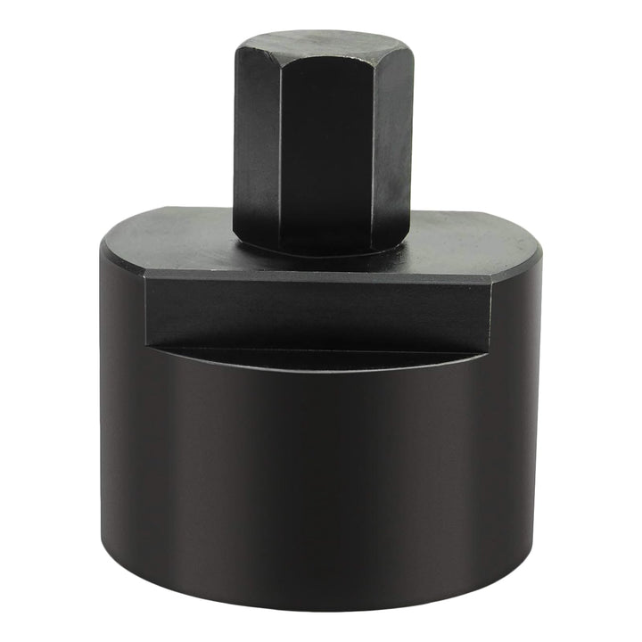 Sporthfish flywheel puller front view showing solid steel construction and mounting, ideal for safe removal