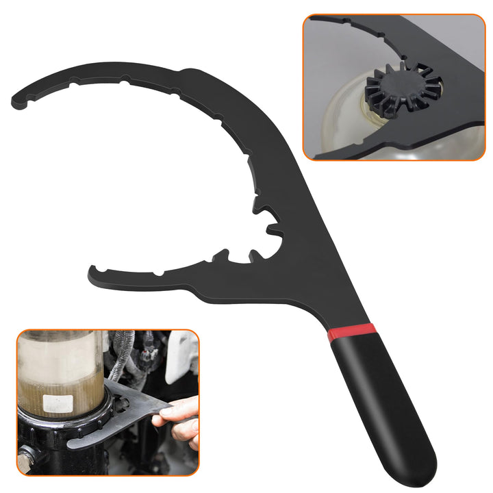 Sporthfish front view wrench showing 6-inch fit and professional finish