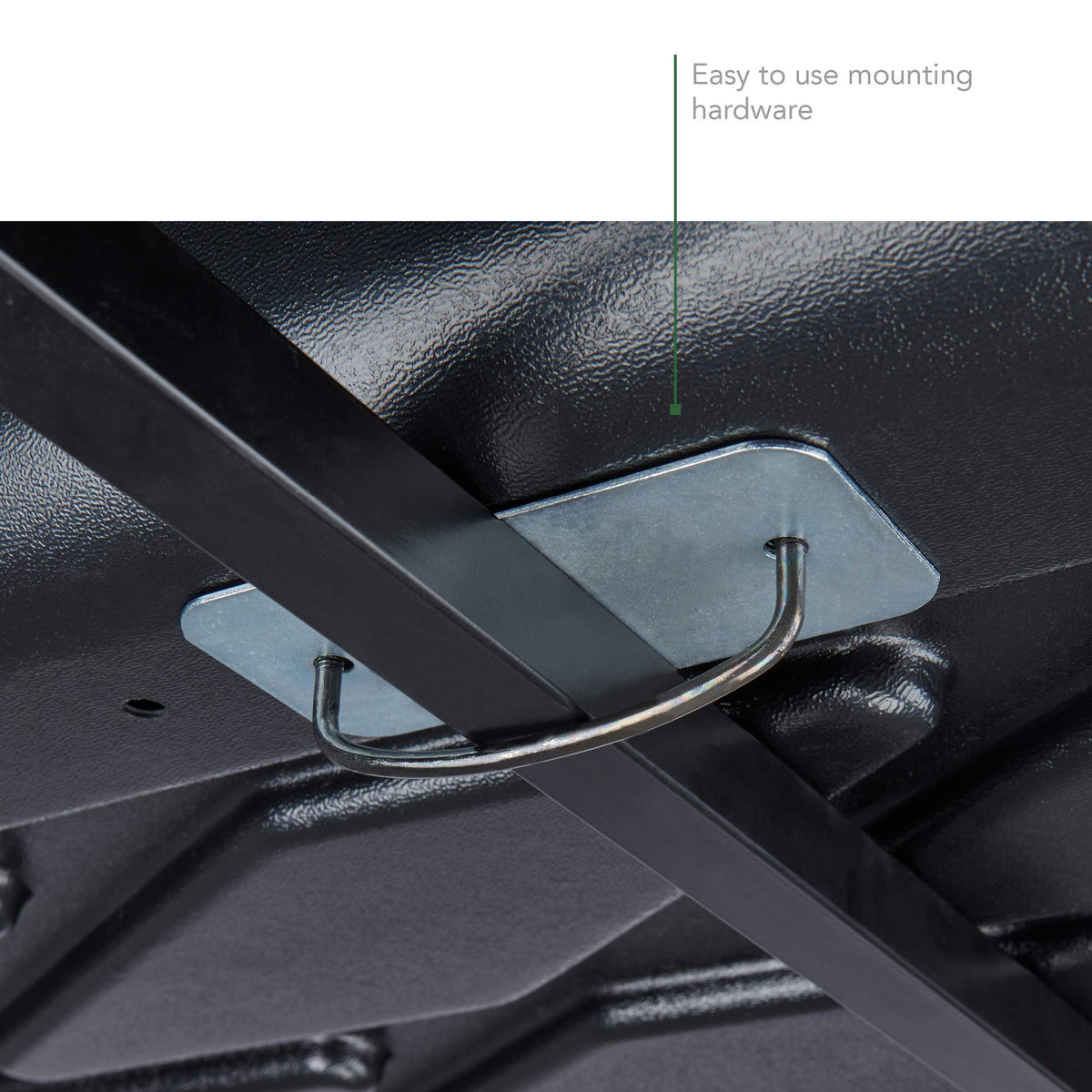 SportRack Vista XL lock and key detail showing security for contents and rack attachment