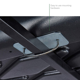 SportRack Vista XL lock and key detail showing security for contents and rack attachment