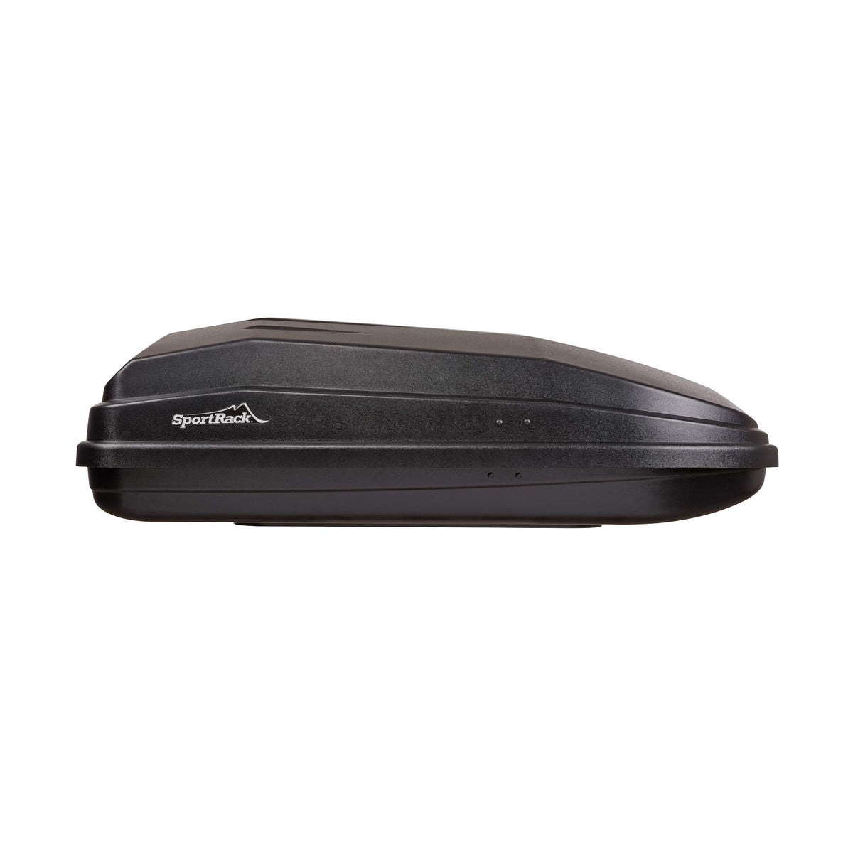 SportRack Vista XL on a packed rooftop driving scene conveying travel-ready storage