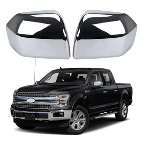 sportuli front view of chrome mirror covers showing sleek upgrade