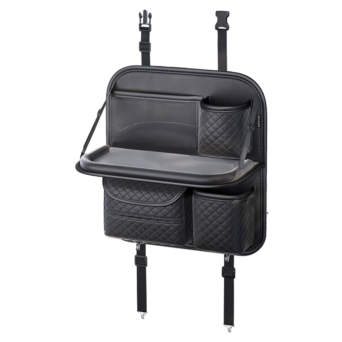SportySizz open foldable tray in use as dining surface provides stable eating space