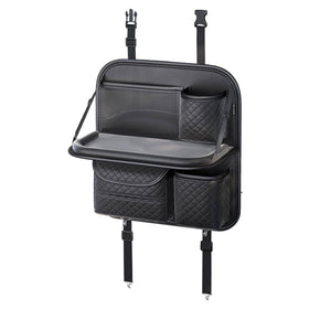 SportySizz open foldable tray in use as dining surface provides stable eating space
