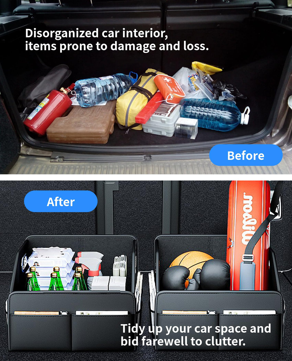 SportySizz folded flat showing compact storage and space-saving portability