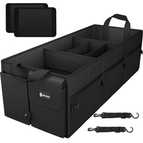 Sposuit front view showing organizer shape and roomy capacity