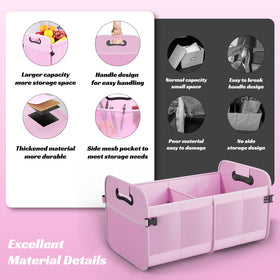 Sposuit placed in a car trunk demonstrating stability and secure fit
